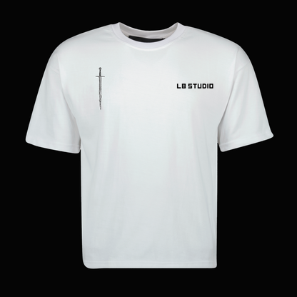 Camiseta con estampado de cruz